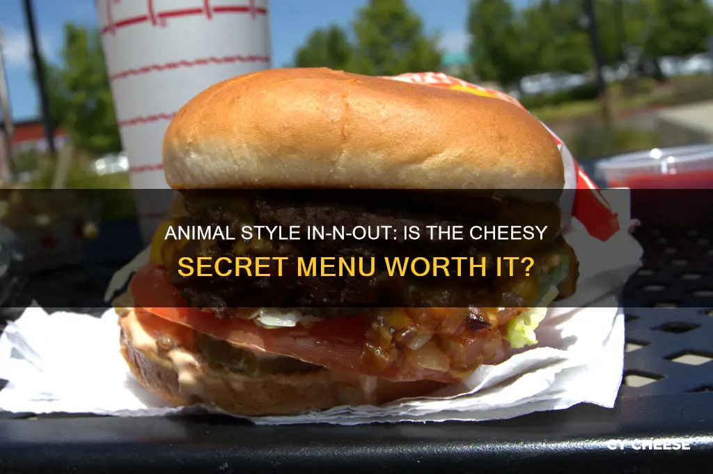 is animal style in and out with cheese