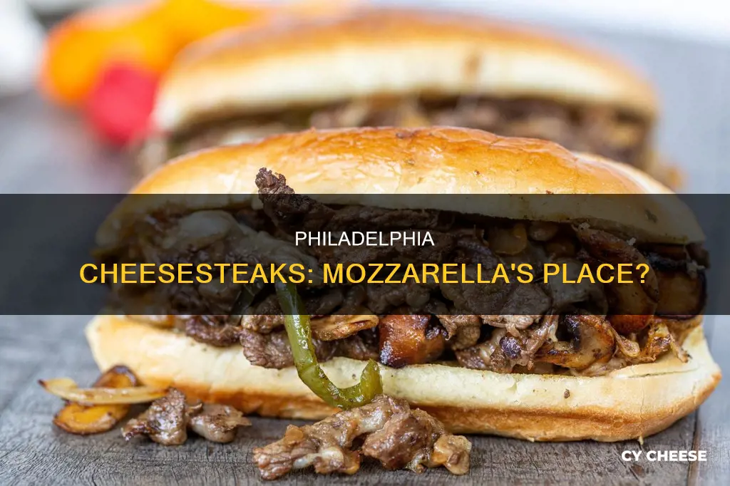 is anybody in philadelphia use mozzarella cheese on cheesesteak