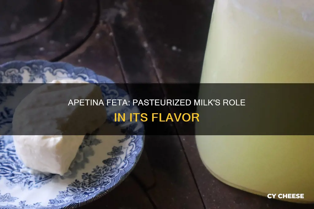 is apetina feta cheese made with pasteurized milk