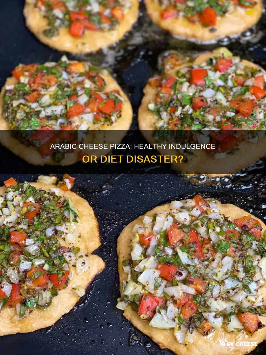 is arabic cheese pizza healthy