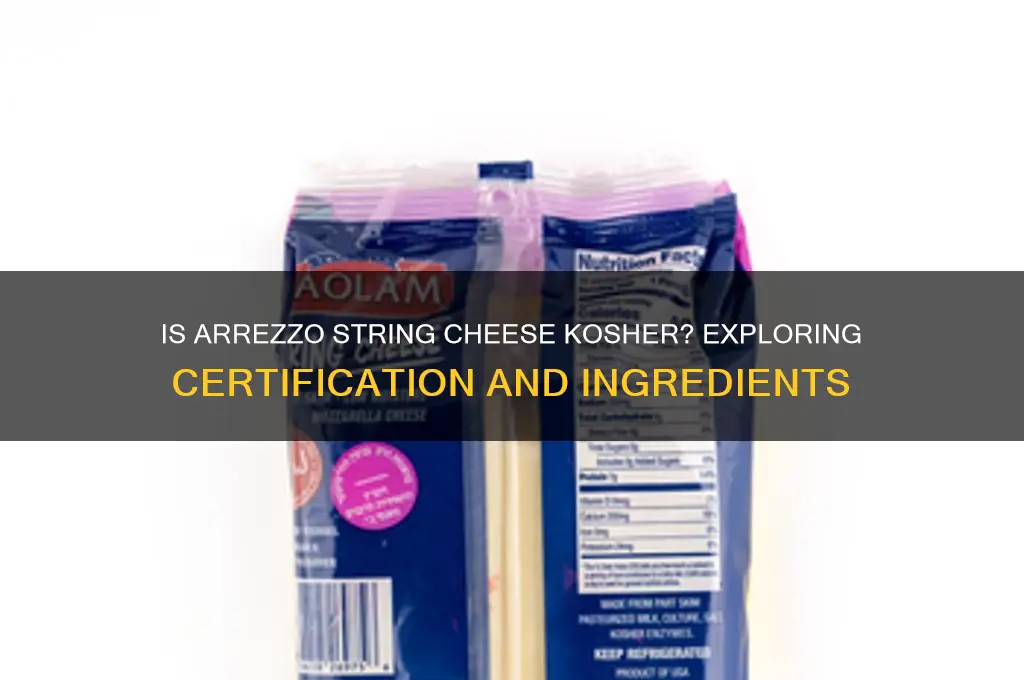 is arrezzio string cheese kosher