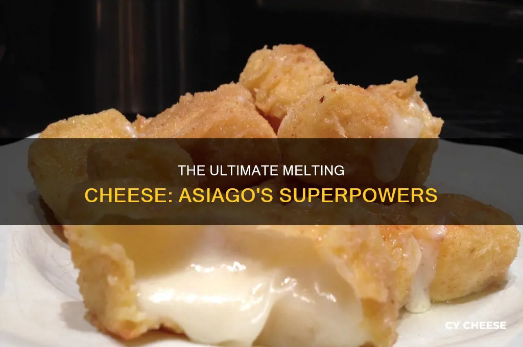 is asiago a good melting cheese