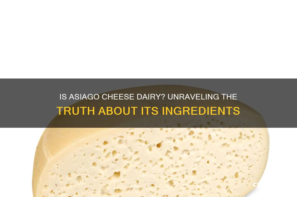 is asiago cheese dairy