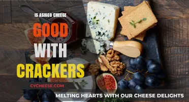 Asiago and Crackers: A Perfect Pairing?