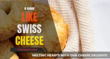 What Makes Asiago Similar to Swiss Cheese?