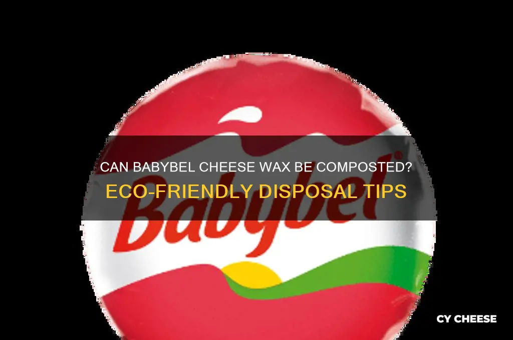 is babybel cheese wax compostable