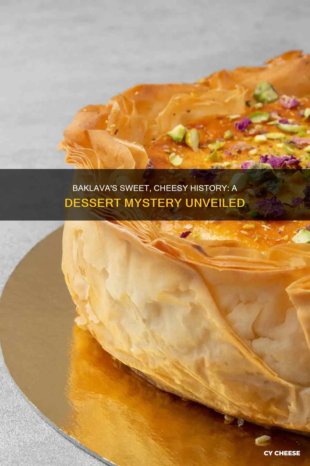 is baklava made from cheese