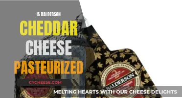 Balderson Cheddar Cheese: Is Pasteurization a Part of the Process?
