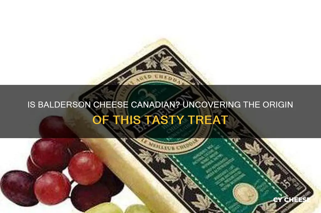 is balderson cheese canadian