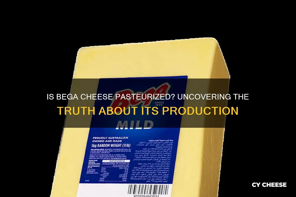 is bega cheese pasteurized