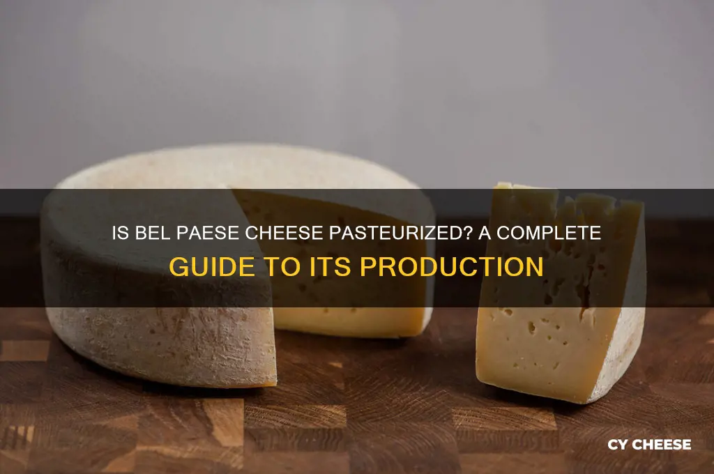 is bel paese cheese pasteurized