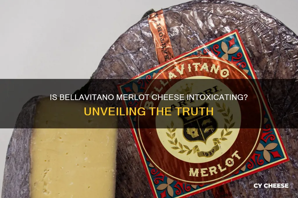 is bellavitano merlot cheese intoxidying