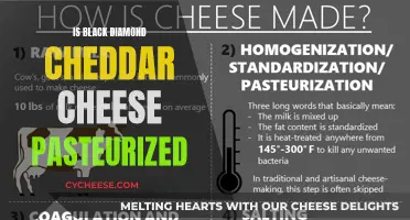 Black Diamond Cheddar: Pasteurized or Raw? Unveiling the Cheese's Secret