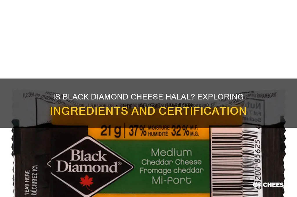 is black diamond cheese halal