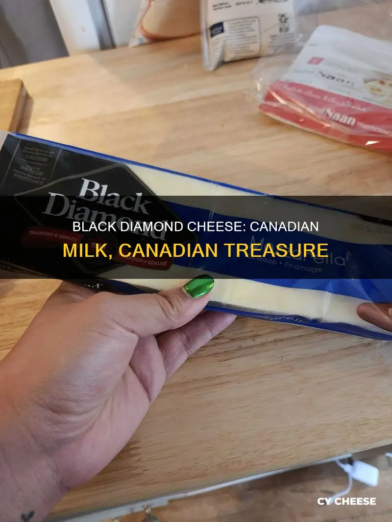 is black diamond cheese made with canadian milk