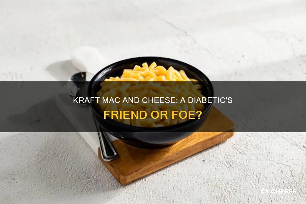 is blolxed kraftacaroni and cheese bad for diabetics
