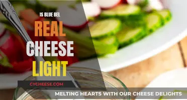 Is Blue Bell Real Cheese Light?