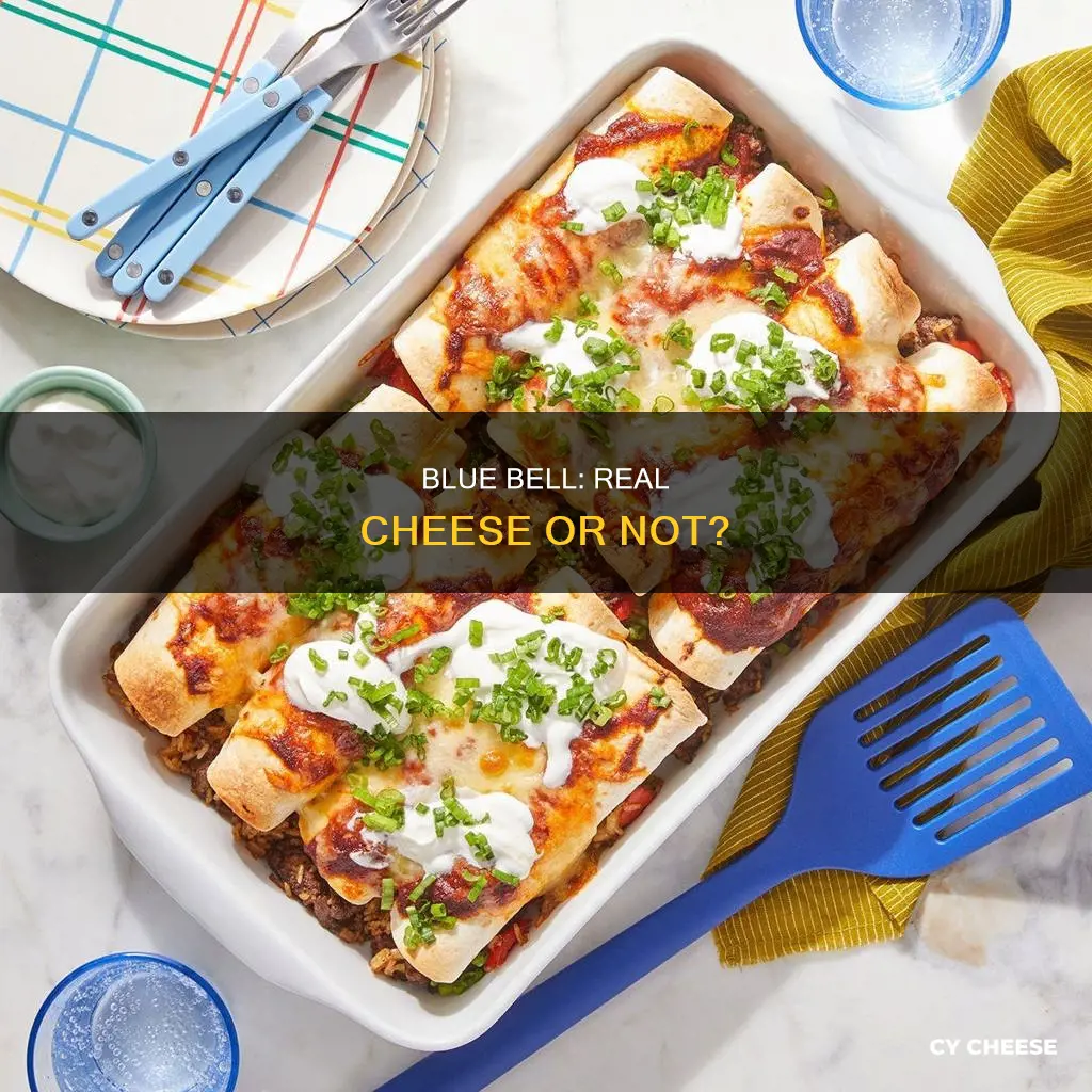 is blue bell real cheese