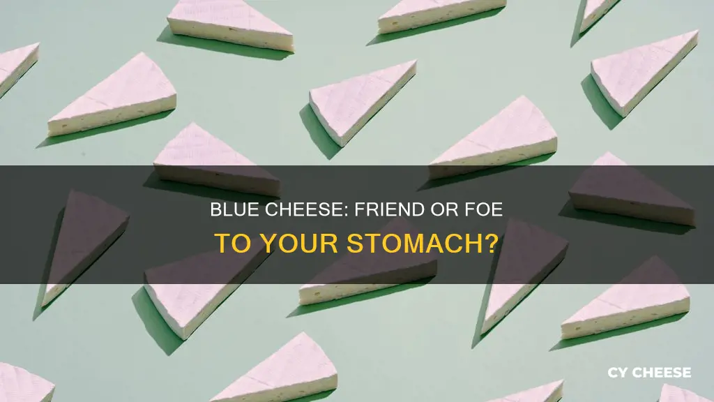 is blue cheese bad for your stomach