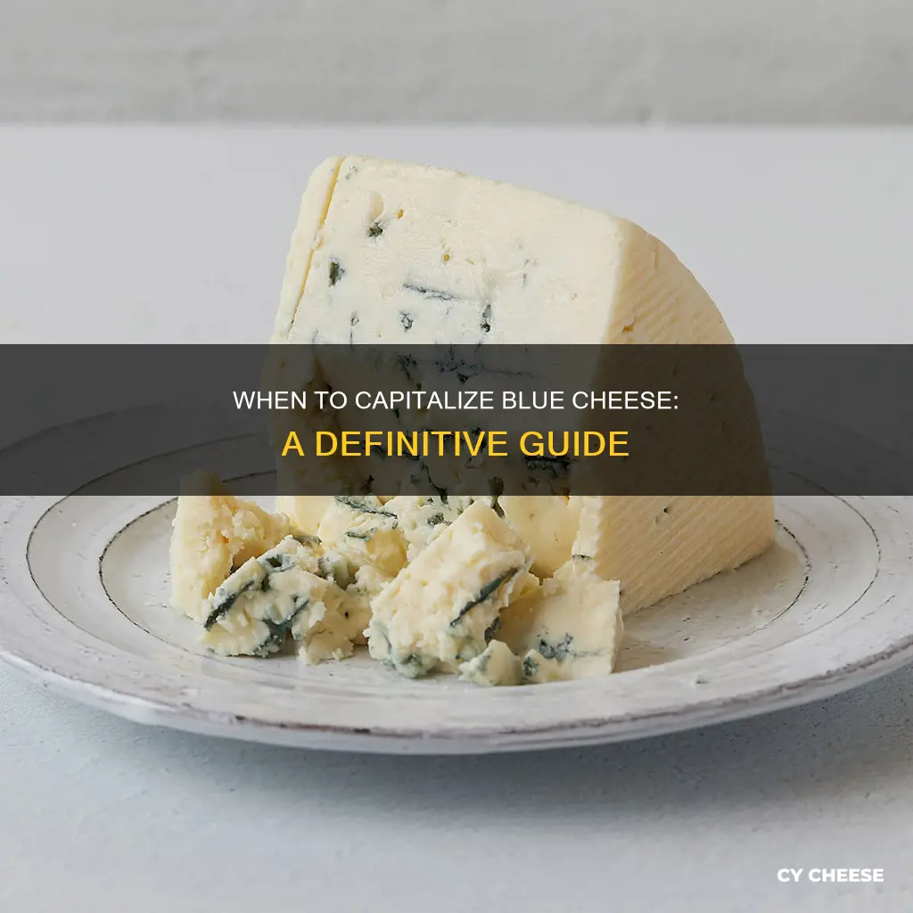 is blue cheese capitalized