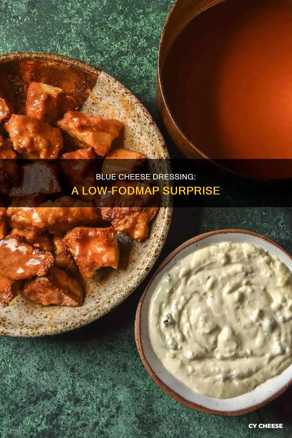 is blue cheese dressing low fodmap