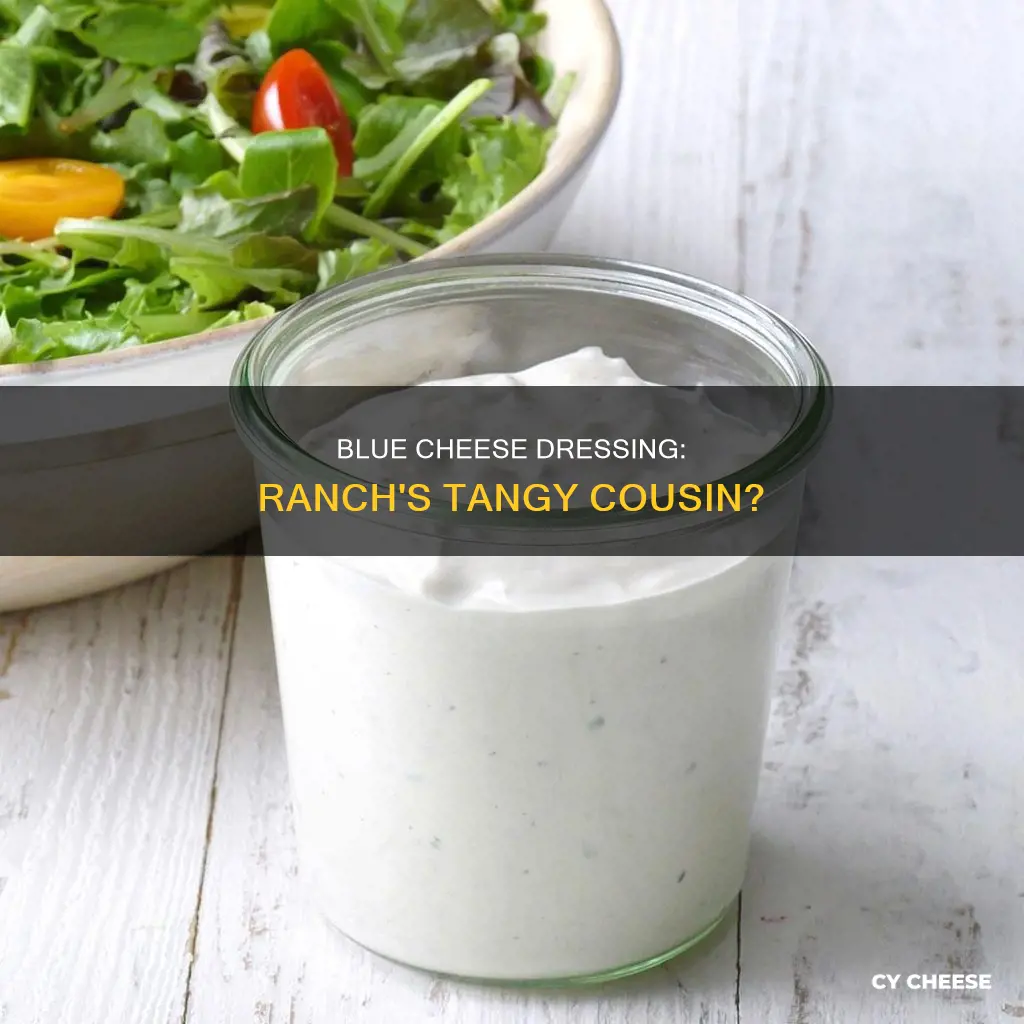 is blue cheese dressing made with ranch