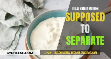 Blue Cheese Dressing: Why Does It Separate?