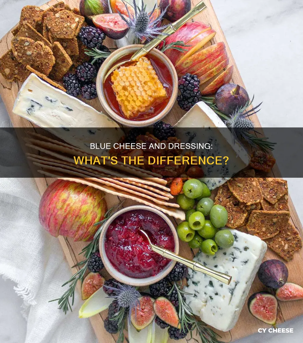 is blue cheese dressing the same as blue cheese