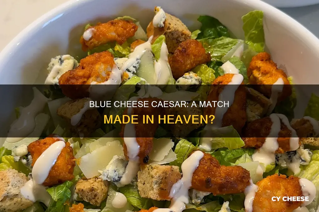 is blue cheese good for caesar salads