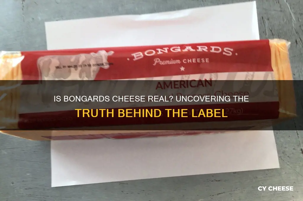 is bongards cheese real cheese