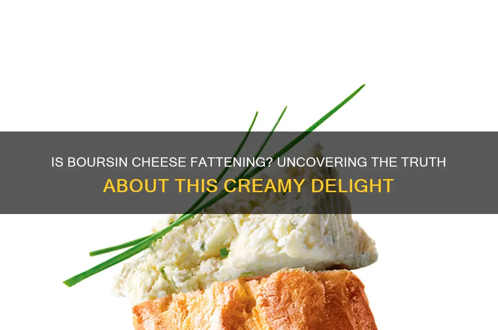 is boursin cheese fattening