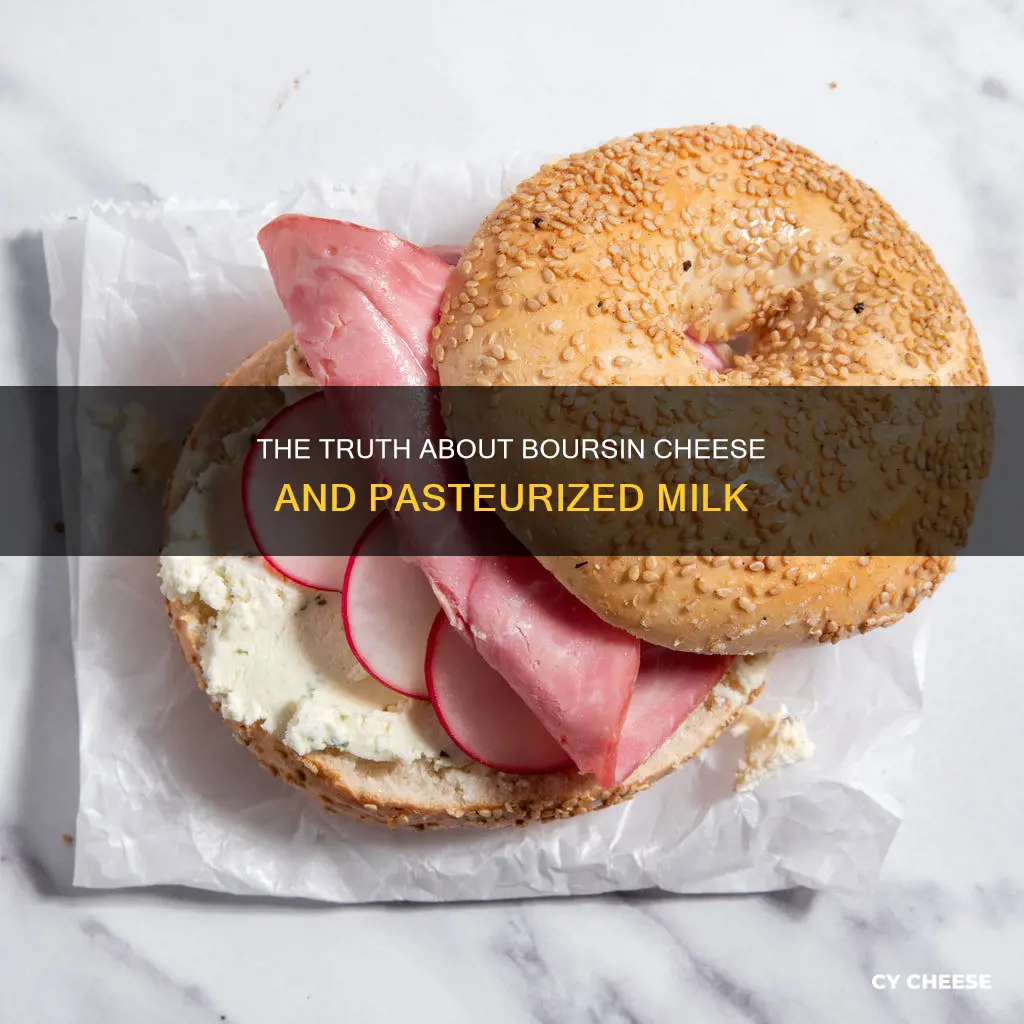 is boursin cheese made with pasteurized milk