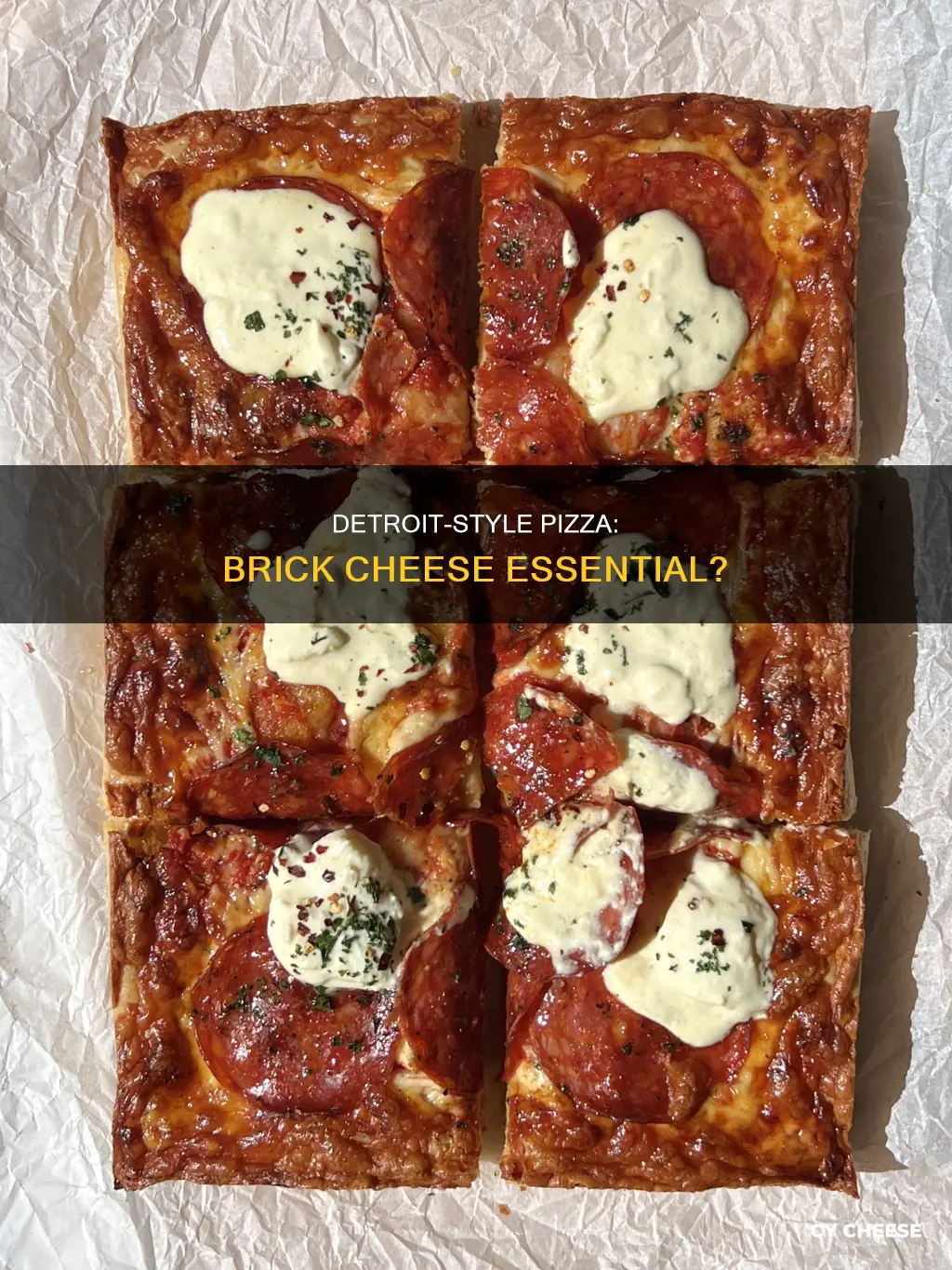 is brick cheese necessary for detroit pizza