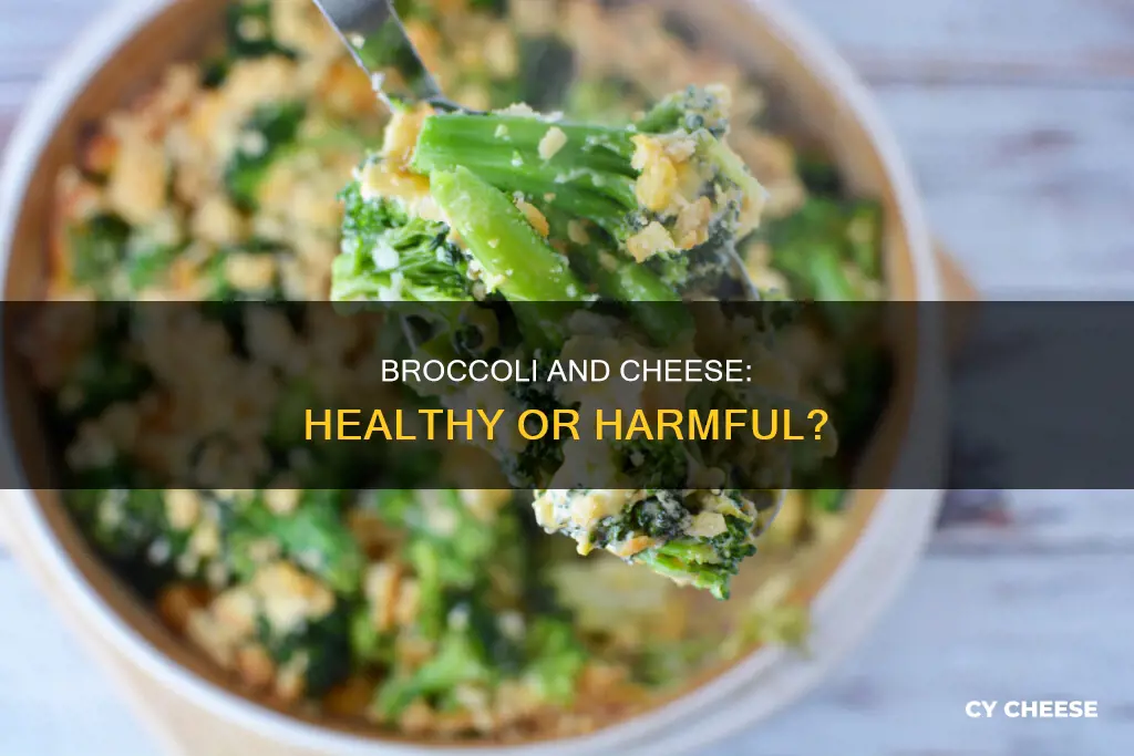 is broccoli and cheese bad for you