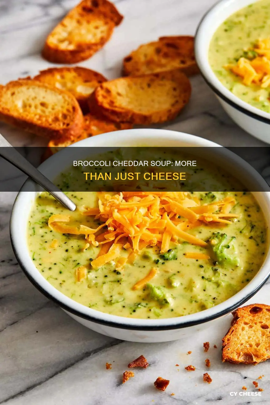 is broccoli cheddar soup just cheese