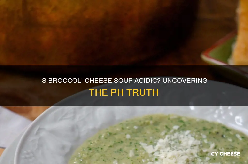 is broccoli cheese soup acidic
