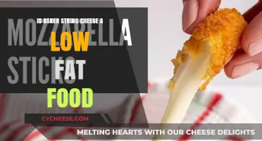 Is Baker String Cheese a Low-Fat Snack Option?