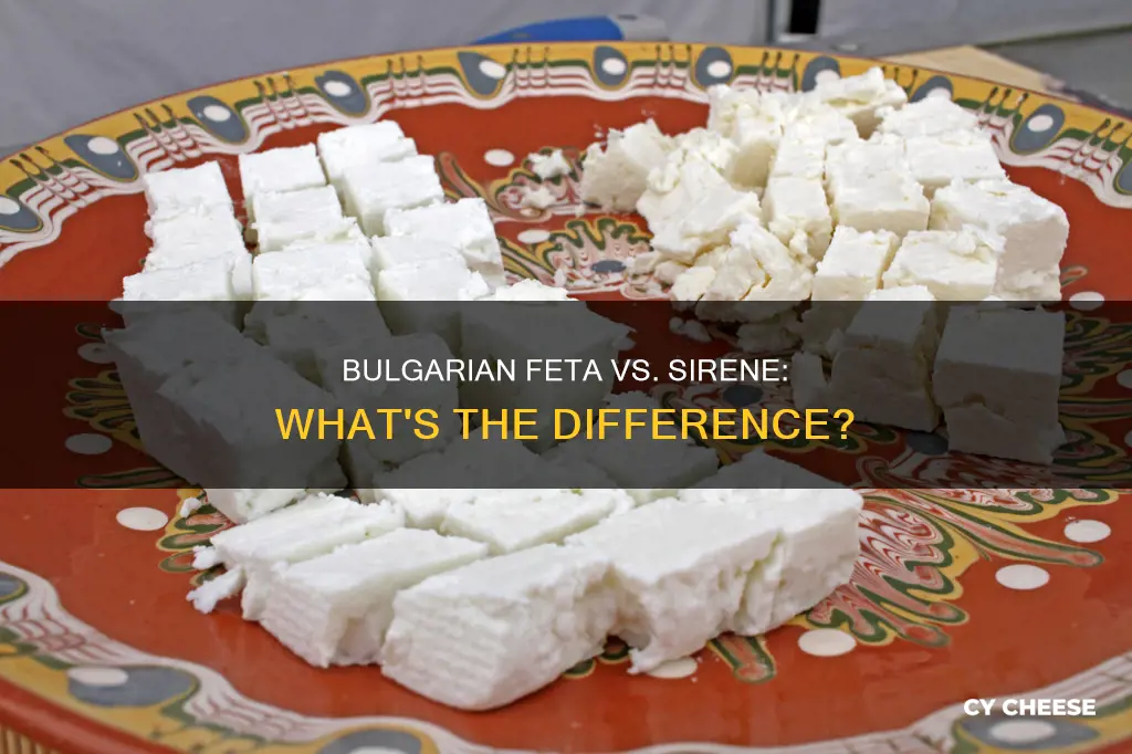 is bulgarian feta the same as bulgarian sirene cheese