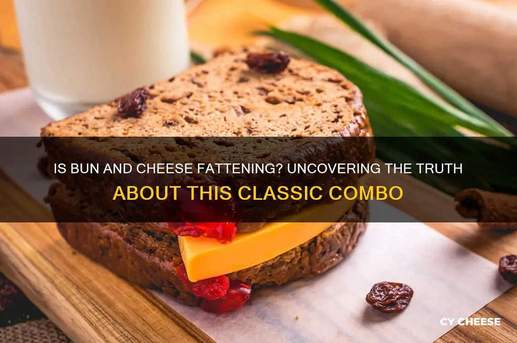 is bun and cheese fattening