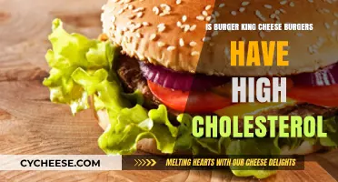 Burger King Cheeseburgers: Uncovering Their Cholesterol Content and Health Impact