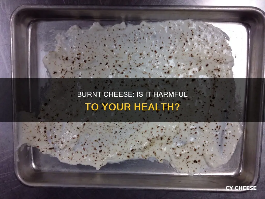 is burnt cheese bad for you