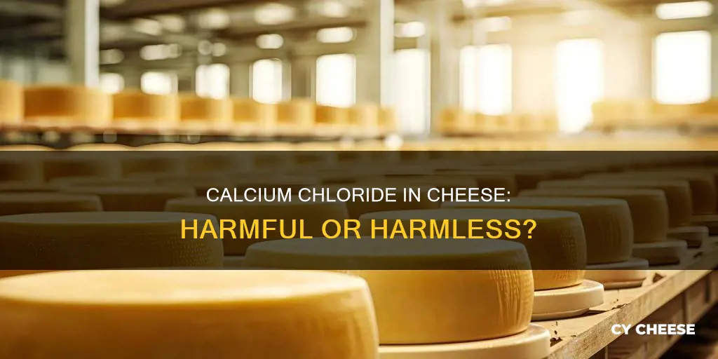 is calcium chloride in cheese bad for you