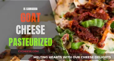 Carrabba's Goat Cheese: Is Pasteurization a Concern?