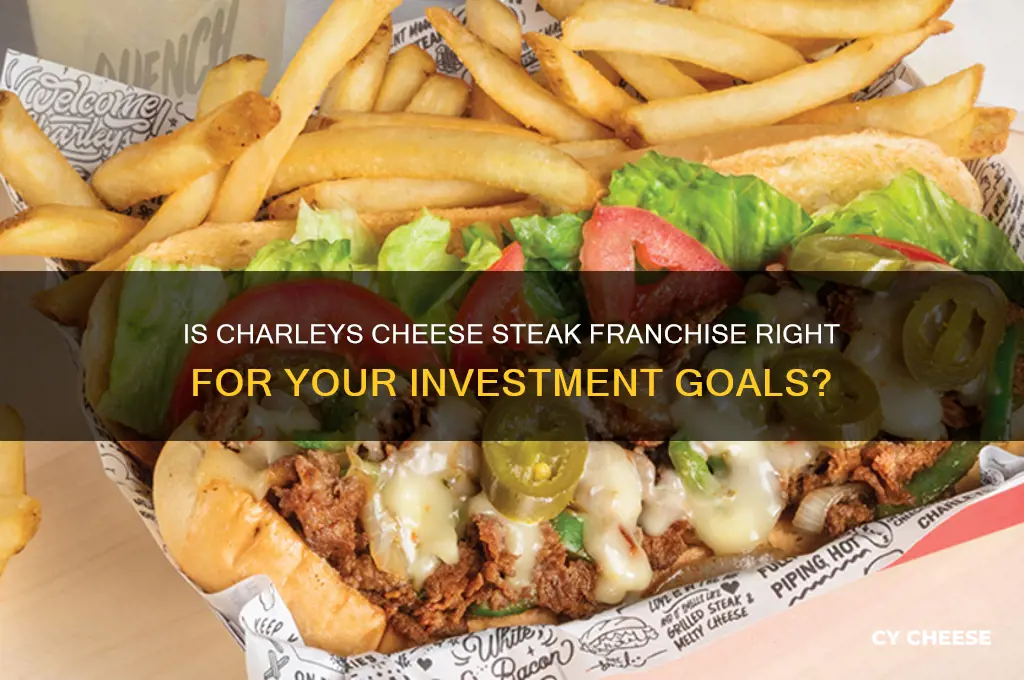 is charleys cheese steak franchise