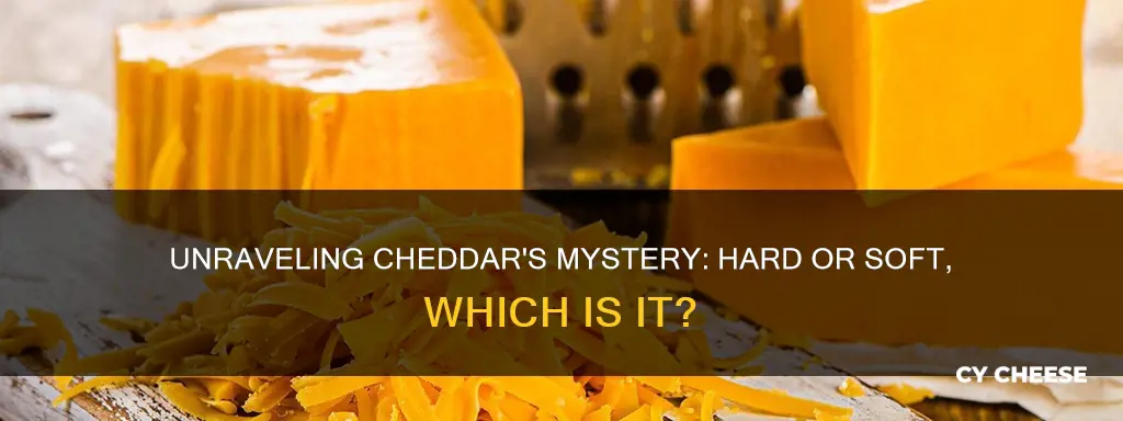 is cheddar a hard or soft cheese