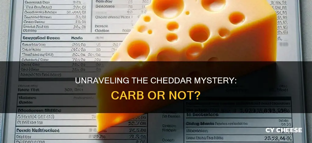 is cheddar cheese a carb