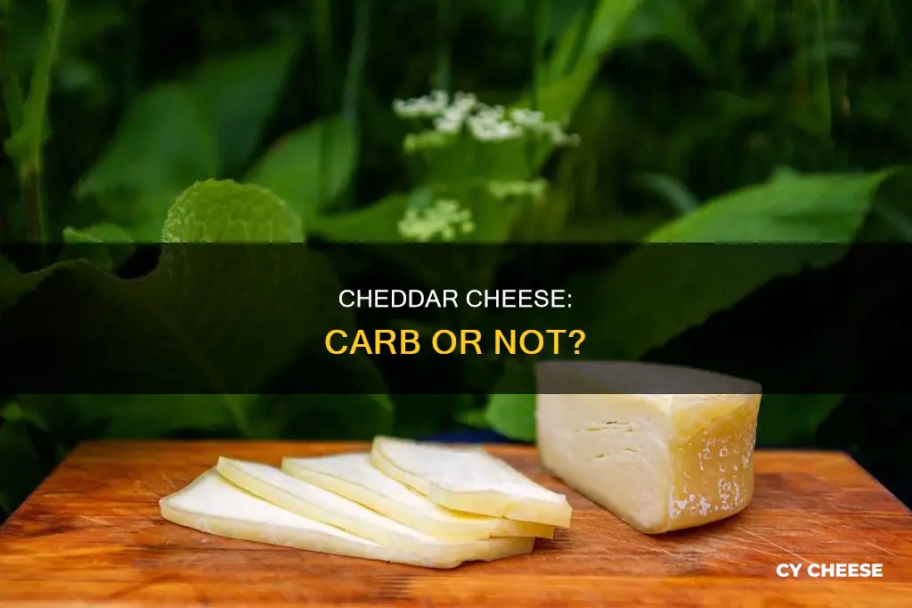is cheddar cheese a carb