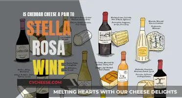 Cheese and Wine: Cheddar's Match with Stella Rosa