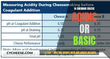 Unraveling the Cheddar Mystery: Acidic or Basic?