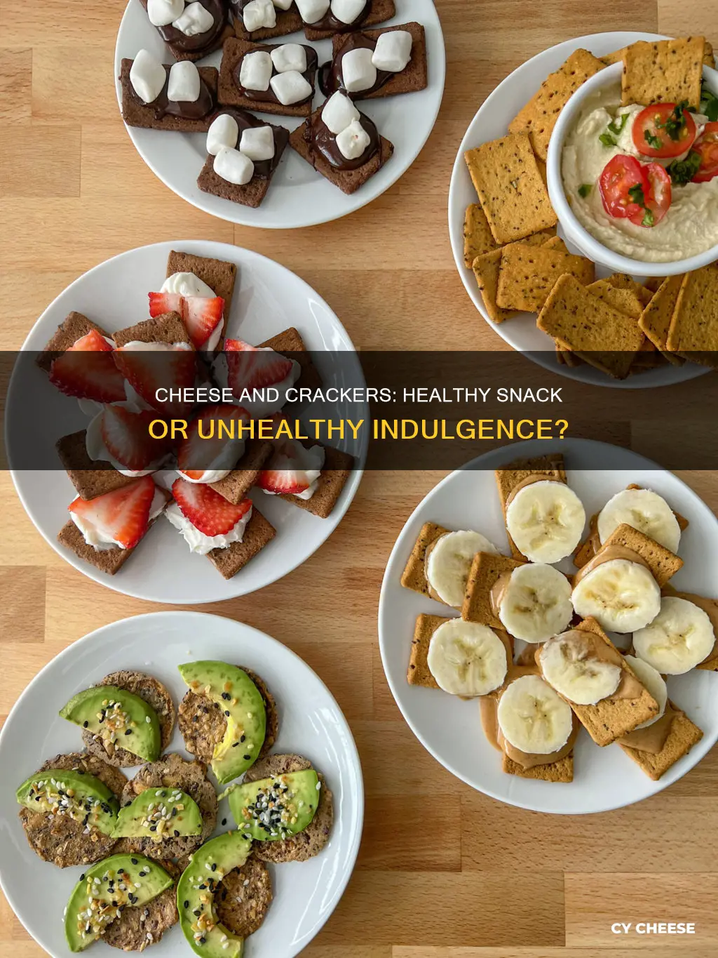 is cheddar cheese and crackers a healthy snack